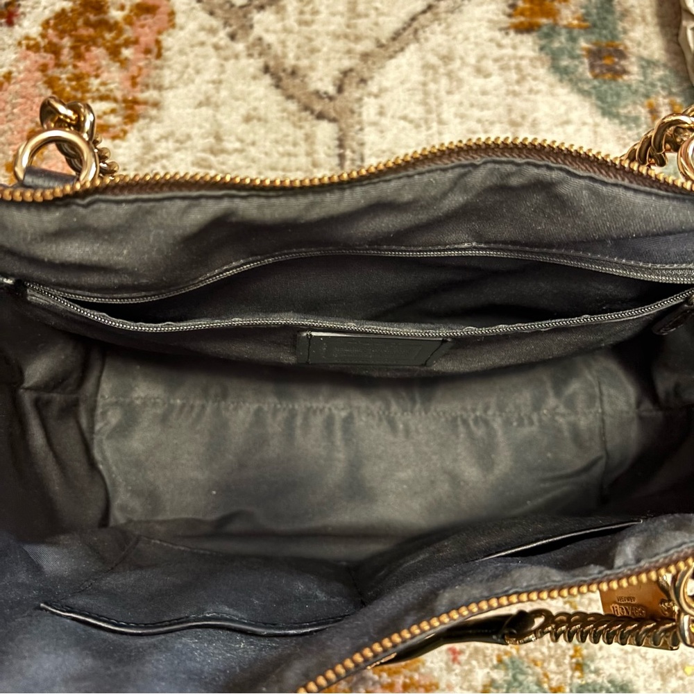 Coach Ava Chain Tote in color Signature Canvas - Picture 7 of 10